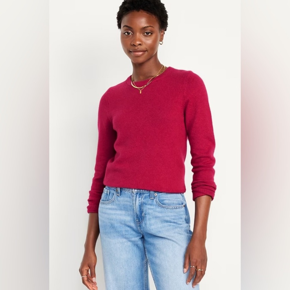 Old Navy SoSoft Crew Neck Sweater - Pink